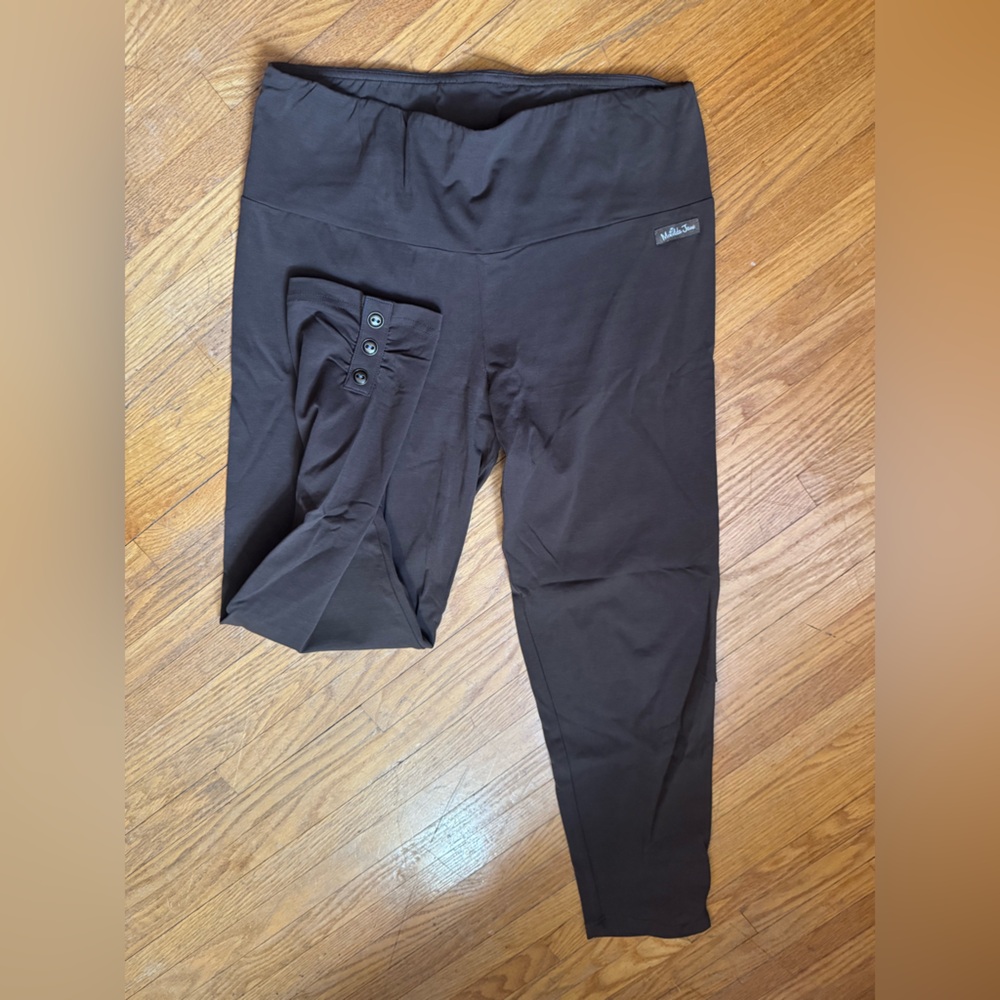 Matilda Jane Dark Brown Leggings with Button Detail